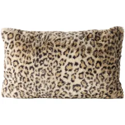 Kissen LEONY (BHT 48x30x6 cm) - braun - BHT 48x30x6 cm