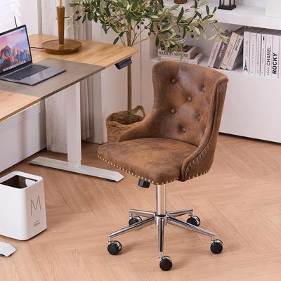 Np Liftable swivel velvet office chair