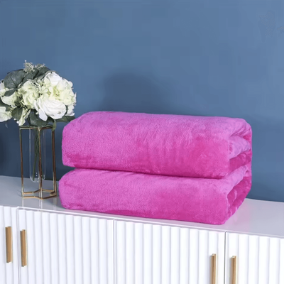 Inspire Curations Solid Color Coral Fleece Office Nap Blanket 13 100x150cm
