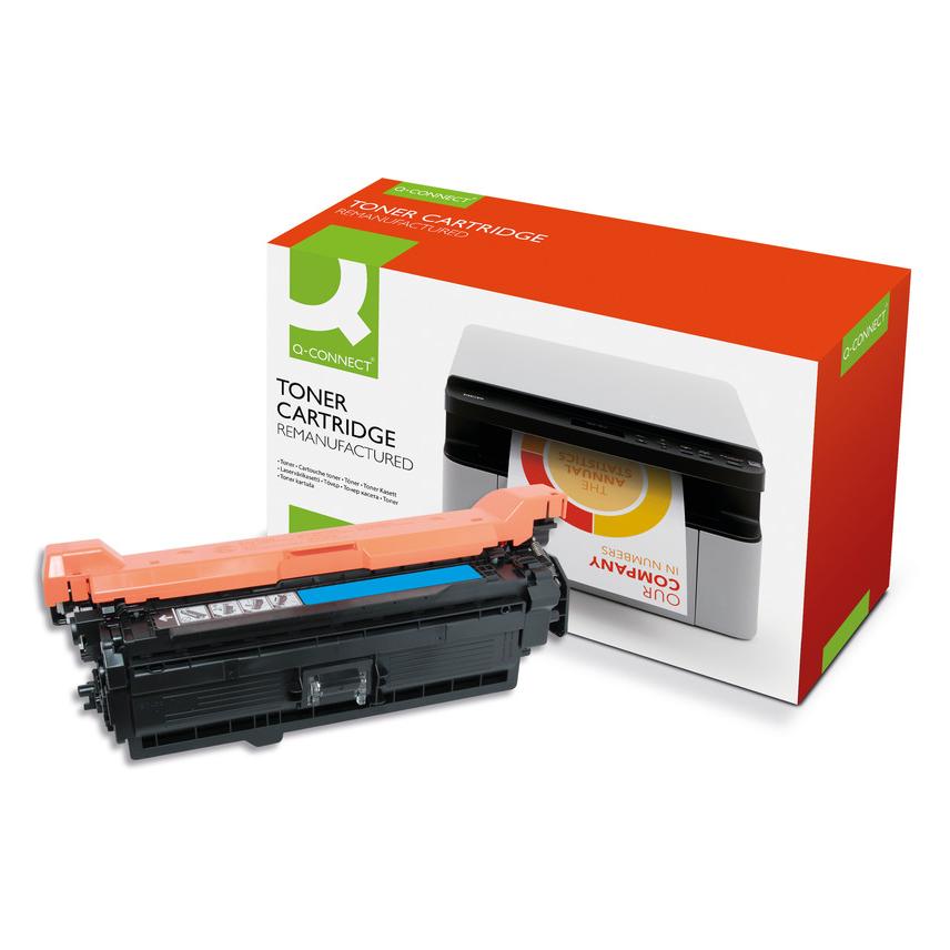 Q-Connect Toner für Color Laserdrucker/Multifunktionsgeräte (C) (KF16077)