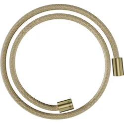 Hansgrohe Textilbrauseschlauch Axor 1250mm mit zylindrischen Muttern, brushed brass, 28228950 28228950