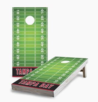 Skip's Garage Tampa Bay Buccaneers Regulation 2x4 Cornhole Game Set