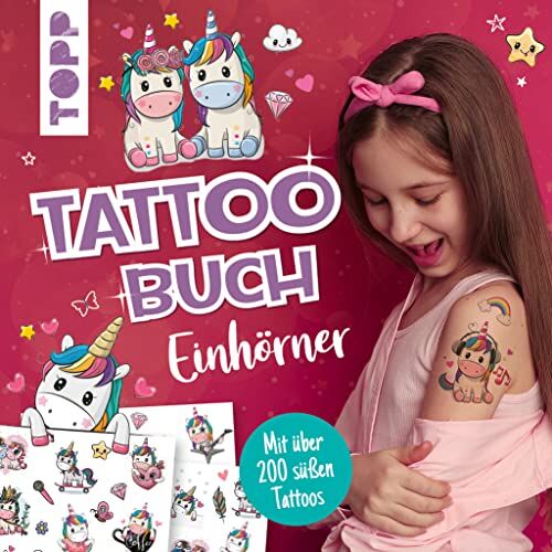 frechverlag - Tattoobuch Einhörner: Mit über 200 süßen Tattoos - Preis vom 09.10.2026 07:28:09 h