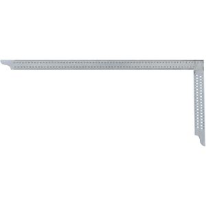 Hedue Zimmermannswinkel ZV, V062, 600mm, aus verzinktem Stahl, mit Anreißlöchern, mm-Skala