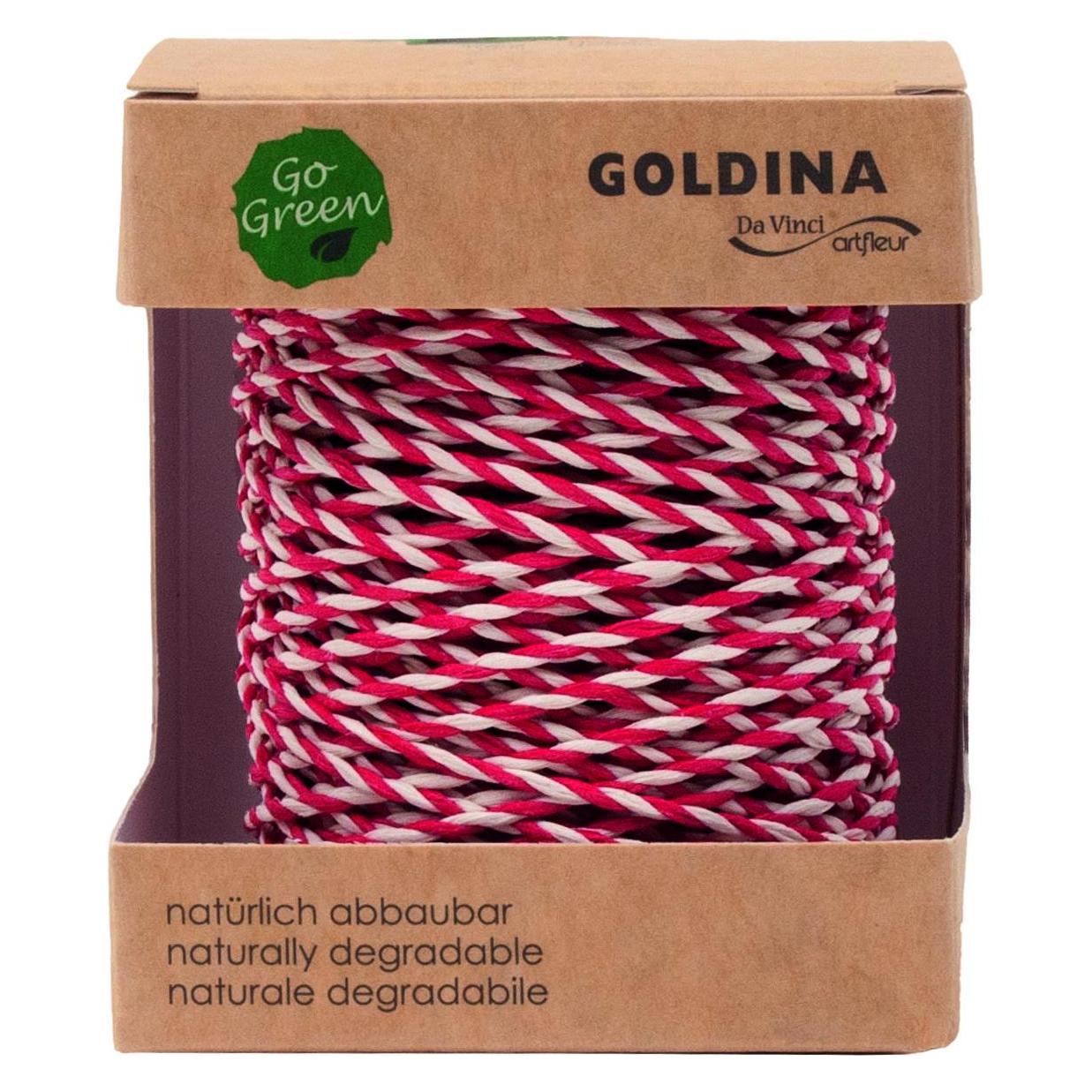 Goldina Kordel 2mm-40m rot/weiss (1x) (4017 0220/01 0040)