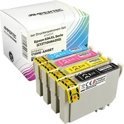 4 kompatible Tinten ersetzt Epson C13T10H640 604XL Multipack KCMY
