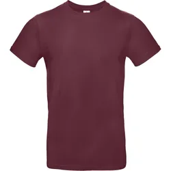 B&C Herren Schweres T-Shirt #E190 TU03T burgundy M