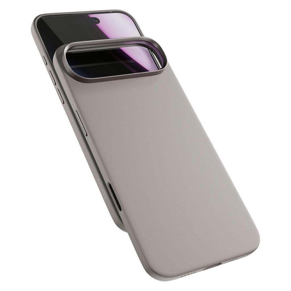 Epico Silicone Mag+ Case iPhone 17 Air - titanová (Apple iPhone 17) (61990650)