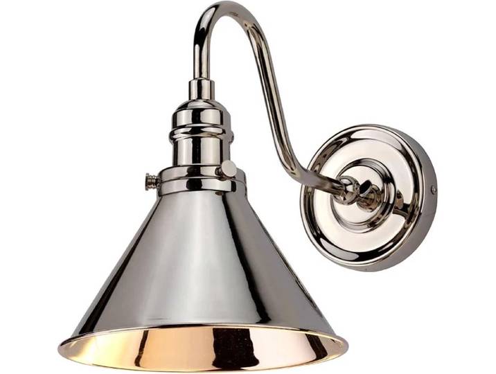 Elstead Lighting LED Wandlamp Provence 1X E27 Max 60W Polished Nickel