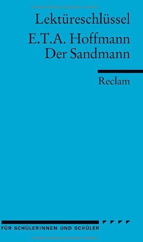 Peter Bekes - E. T. A. Hoffmann: Der Sandmann. Lektüreschlüssel - Preis vom 11.10.2026 03:10:56 h