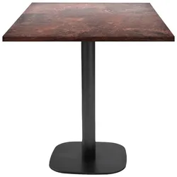 RestooTab - Tisch Round 70x70cm Dekor Rost roc
