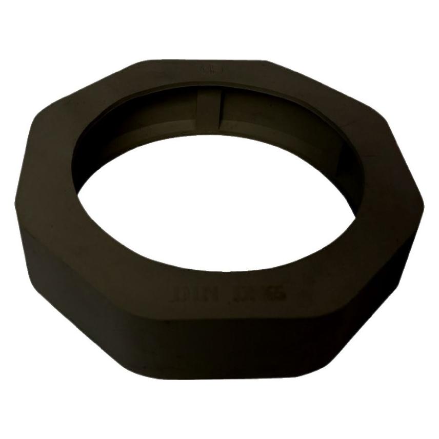 BRW Prallschutz für Milchrohrverschraubung DIN Überwurfmutter aus EPDM, schwarz (74846261)