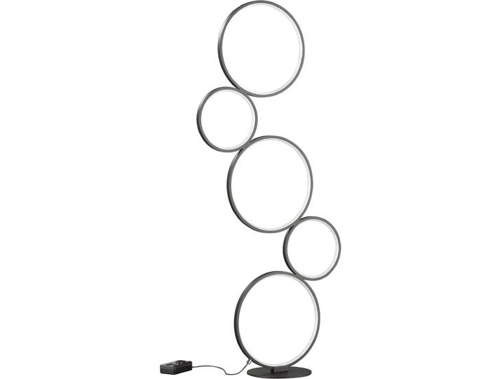 Trio Rondo LED Lampadaire 36W dimmable noir mat blanc chaud