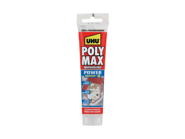 UHU Montagekleber Poly Max Glasklar 115 g