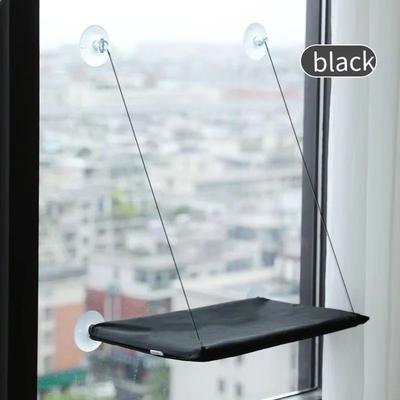 Uplift Treasures Ultra Soft Window Mounted Cat Hammock Bed black