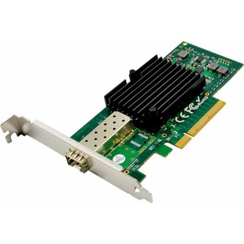 InLine 10-Gigabit Netzwerkkarte, 1x SFP+, PCIe x8, inkl. low profile Slotblech