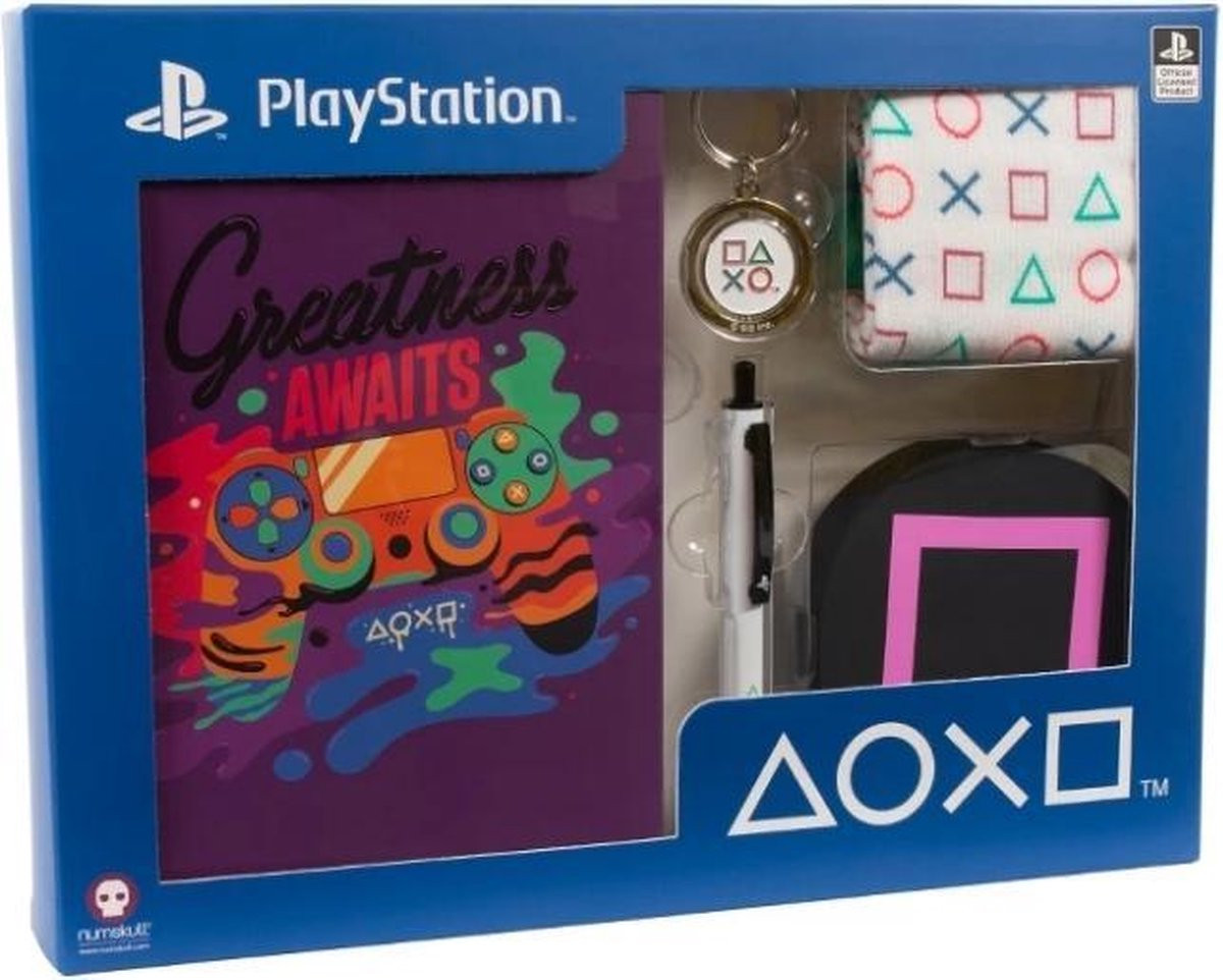 Numskull Officiële PlayStation Cadeauset met uniseks sleutelhanger