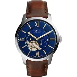 Fossil Automatik Townsman ME3110 - silberfarben,braun - 44mm
