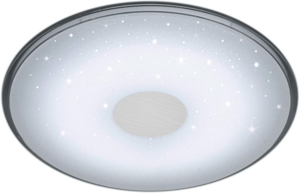 TRIO LEUCHTEN LED Deckenleuchte "SHOGUN", weiß, Ø 42cm H: 6cm, Leuchten, integrierter Dimmer, Lichtfarbe stufenlos einstellbar, Memory Funktion, LED Deckenleuchte