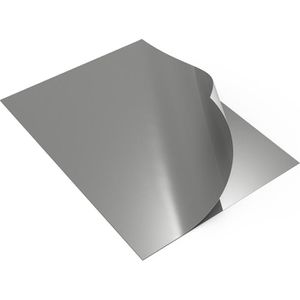 Renz Einbanddeckel Chromo, silber, 250 g/m² Karton, glänzend, A4, 100 Stück