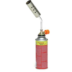 Rothenberger-Industrial Lötlampe 1000004360, Schrumpfbrenner, bis 1300°C, Schraubgaskartuschen, mit Piezozündung