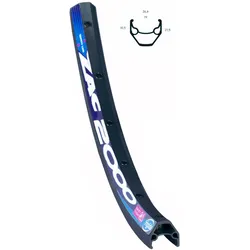 RYDE Felge ZAC 2000 Disc schwarz 28