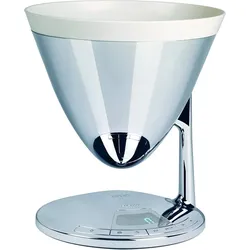 BUGATTI – Waage aus Uma – Stahl – einfarbige Oberfläche, maximale Kapazität 3 kg
