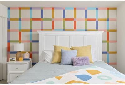 Felt Right Plaid Bliss   Sound Dampening Pinnable Tiles