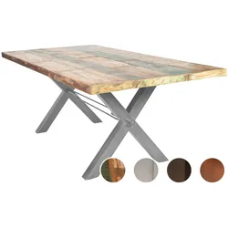 SIT Tops & Tables Esstisch Massivholz Retro lll 200x100 cm / Eisen antikschwarz