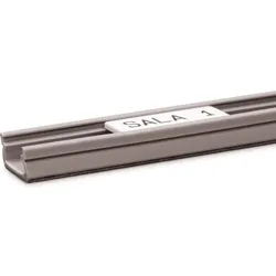 Brady, Kabelverbindung Zubehör, Perforierte 1.000-mm-Schiene für Clip-Kennzeichnungen, H 9 mm, grau