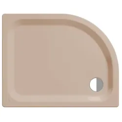 Kaldewei Zirkon Duschwanne 455548040030 90x75x3,5cm, mit Träger, bahamabeige