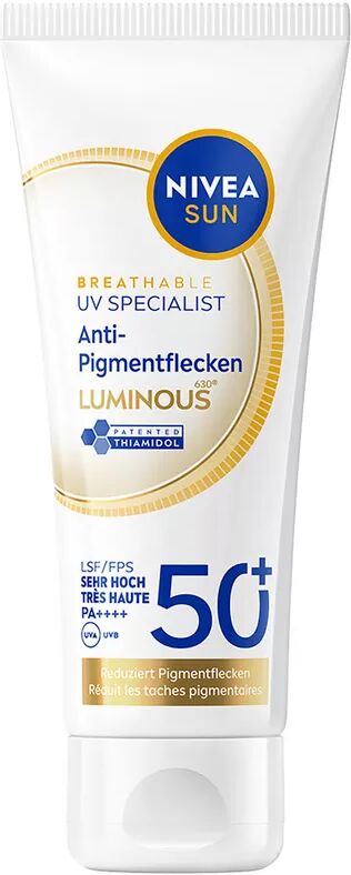 NIVEA SUN - UV Face Luminous Anti-Pigments LSF 50+, 40 ml