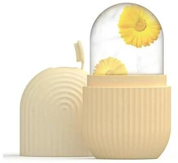 Uplift Essentials Refillable Silicone Facial Ice Roller Mould yellow