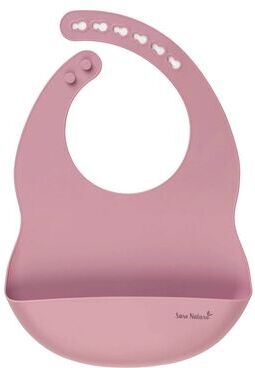 Saro Babete de Silicone Rosa 1 un