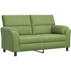 vidaXL, Sofa + Bettsofa, Sofa-Set 2 pcs Hellgrün Samt (2-Sitzer, 3-Sitzer)