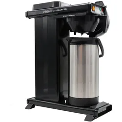 Moccamaster Kaffeemaschine Thermoking 3L Schwarz Autofill, Filterkaffeemaschine, Schwarz, Grau
