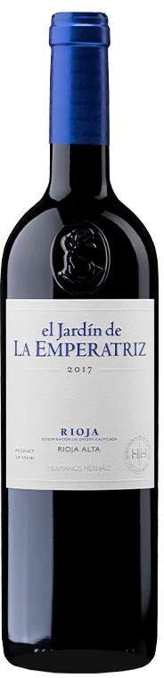 El Jardín de la Emperatriz Tinto 2021 - Vino español de Viñedos Hermanos Hernáiz con graduación de 14,30%