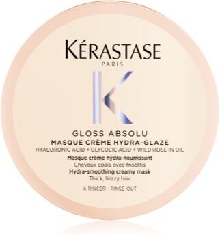 Kérastase Gloss Absolu Masque Créme Hydra-Glaze máscara para cabelo para cabelos crespos e inflexíveis 75 ml. Gloss Absolu Masque Créme Hydra-Glaze