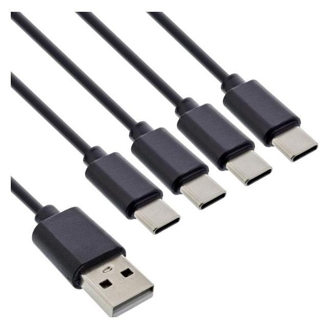 InLine 4in1 (1 m, USB 2.0, 25 W) (35141)