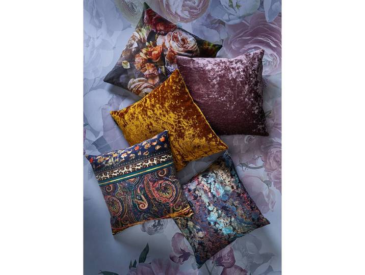 Coussin Serafina Multicolore 45 x 45cm Tissu