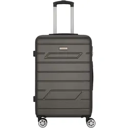 Nowi Bergamo 4 Rollen Trolley 65 cm, Koffer, Grau