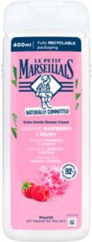 Le Petit Marseillais Raspberry BIO & Peony gel de duche cremoso 400 ml. Raspberry BIO & Peony