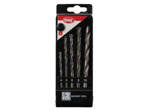 OneTools ONE1010 Masonry Boorset, 5 stuks, meerkleurig