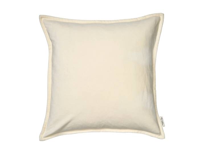 Classic Collection Housse de coussin Classic Velvet 50x50 cm White
