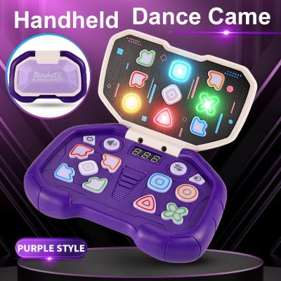 Inspire Daily Merch Sensory Push Game Console Music Rhythm Flashing Fast Fidget Toys For Adults Kids Quick Press Gifts purple