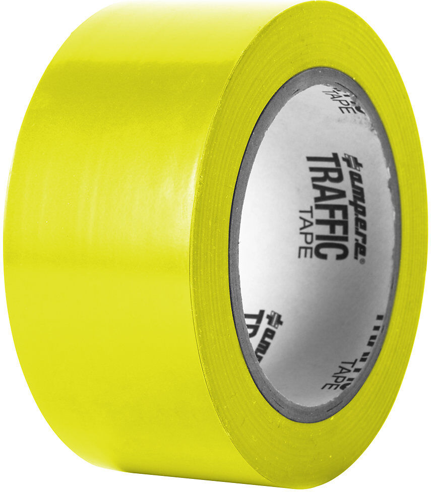 Bodenmarkierungsband, Breite 50 mm, gelb Ampere