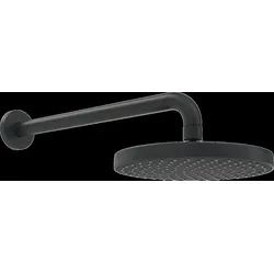 HANSA HANSABASICJET Style Kopfbrause, rund, 4436010033, Farbe: Mattschwarz