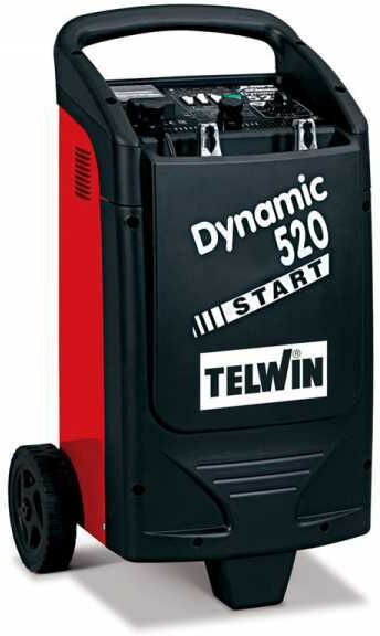 Telwin Dynamic 520 Start - Caricabatterie auto e avviatore - batterie WET/START-STOP 12/24V