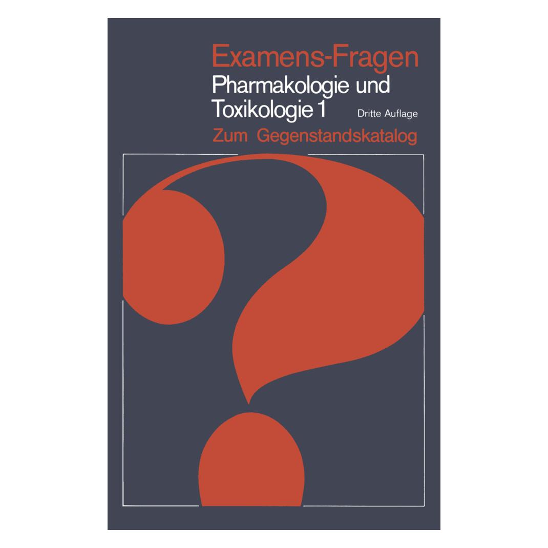 Springer Examens-Fragen Pharmakologie und Toxikologie Zum Gegenstandskatalog (Deutsch, Softcover, Hermann Bader) (56191829)