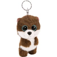 GLUBSCHIS Schlüsselanhänger Otter Olly 9 Zentimeter, Schlüsselring braun